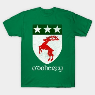 O'Doherty  / Vintage Style Crest Coat Of Arms Design T-Shirt